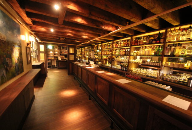 The bar room at The Dead Rabbit